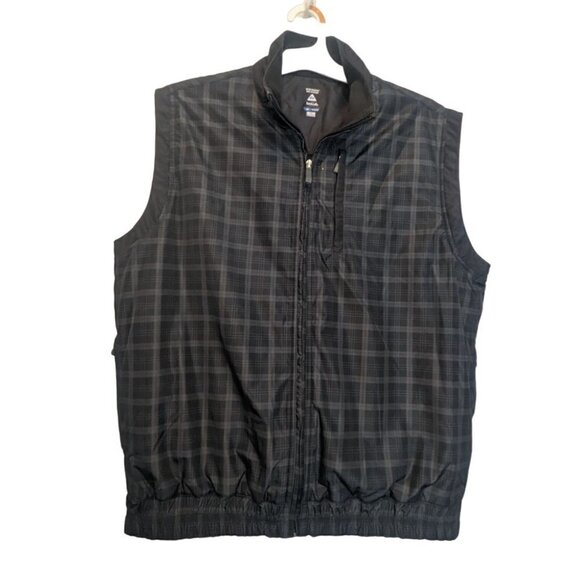 Bolle Storm Water & Wind Resistant Plaid Fully Lined Golf Vest Men's  - Size M - Picture 1 of 5